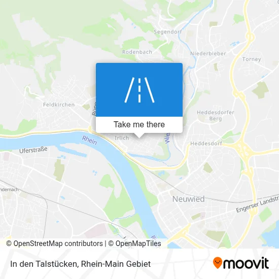 In den Talstücken map