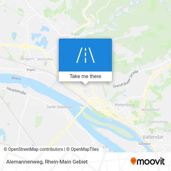 Alemannenweg map