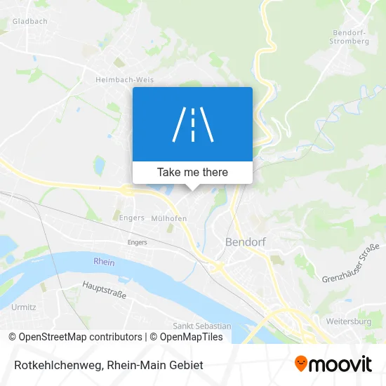 Rotkehlchenweg map