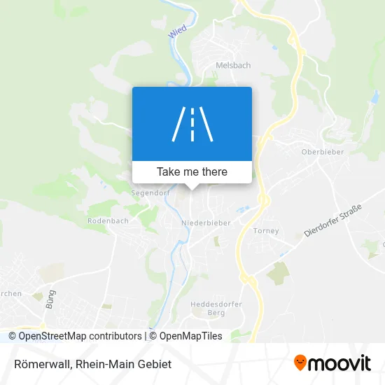 Römerwall map