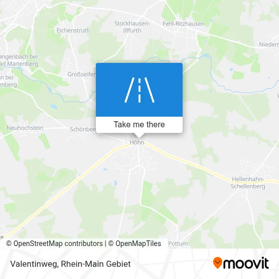 Valentinweg map