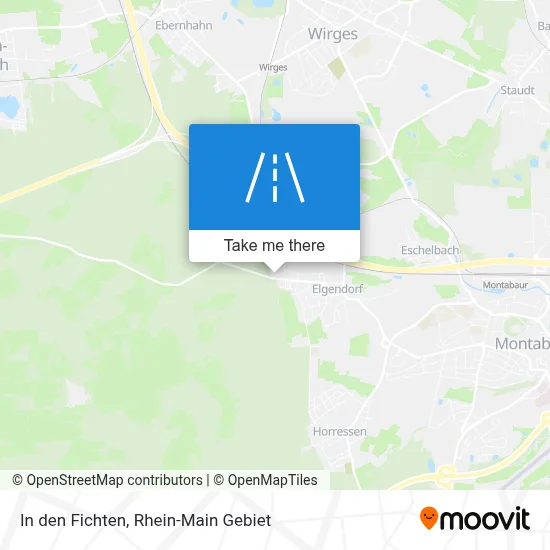 In den Fichten map