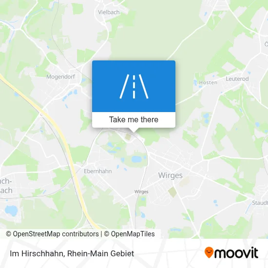 Im Hirschhahn map