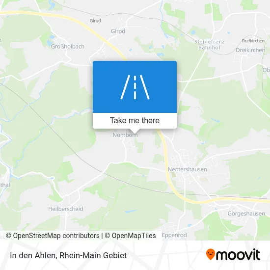 In den Ahlen map
