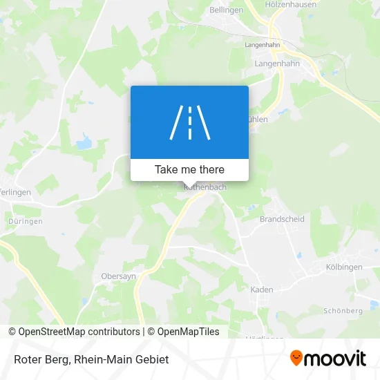 Roter Berg map