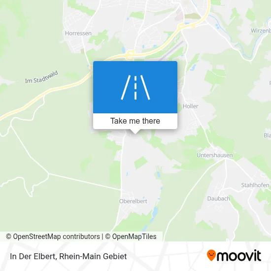 In Der Elbert map