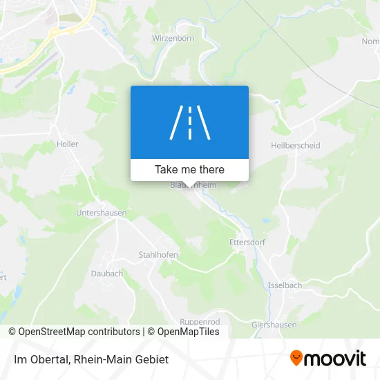 Im Obertal map