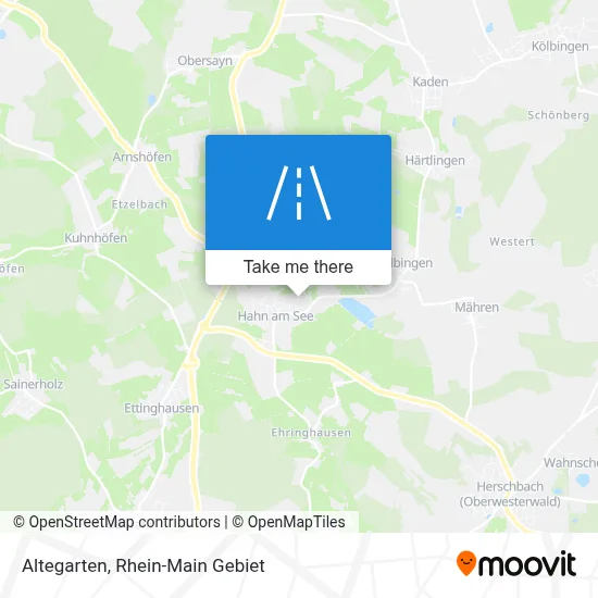 Altegarten map
