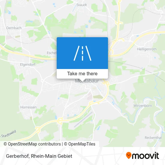 Gerberhof map