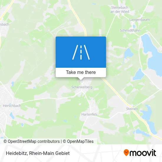 Heidebitz map