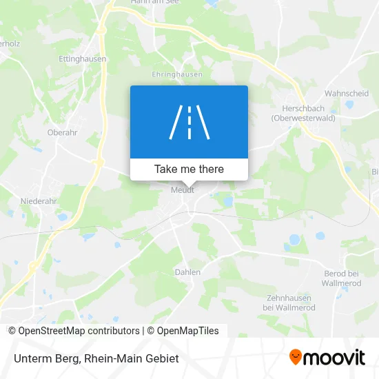 Unterm Berg map