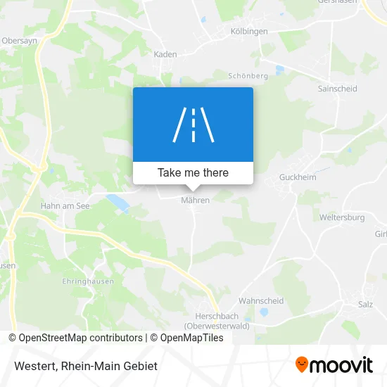 Westert map