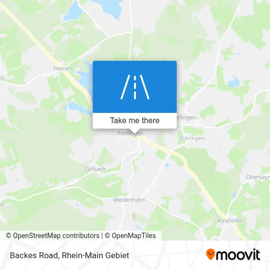 Backesweg map