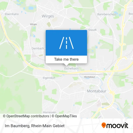 Im Baumberg map