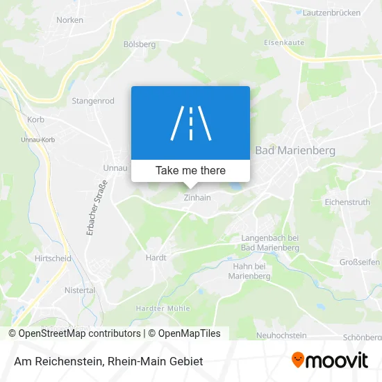 Am Reichenstein map