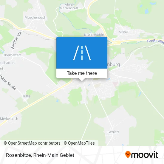 Rosenbitze map