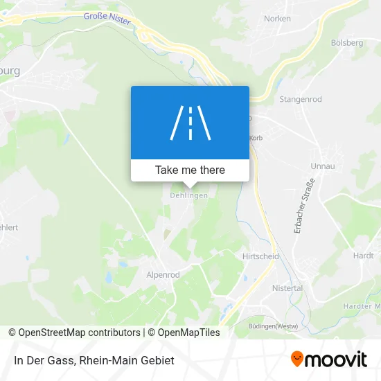 In Der Gass map