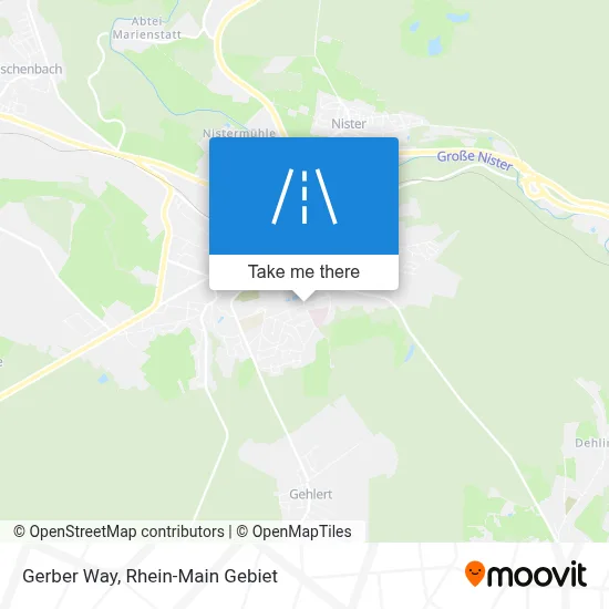 Gerberweg map