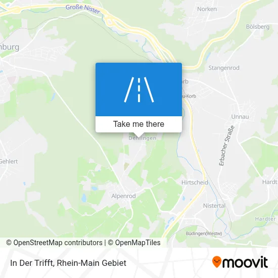 In Der Trifft map