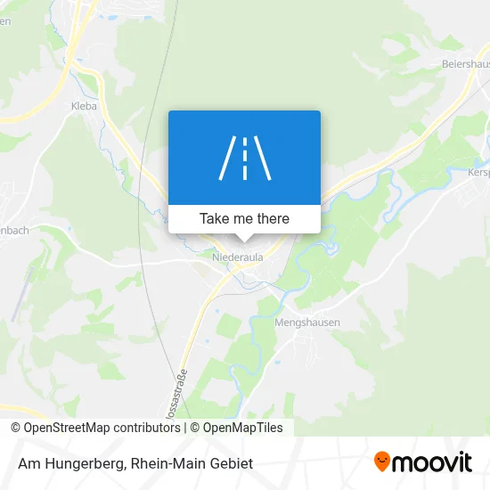 Am Hungerberg map