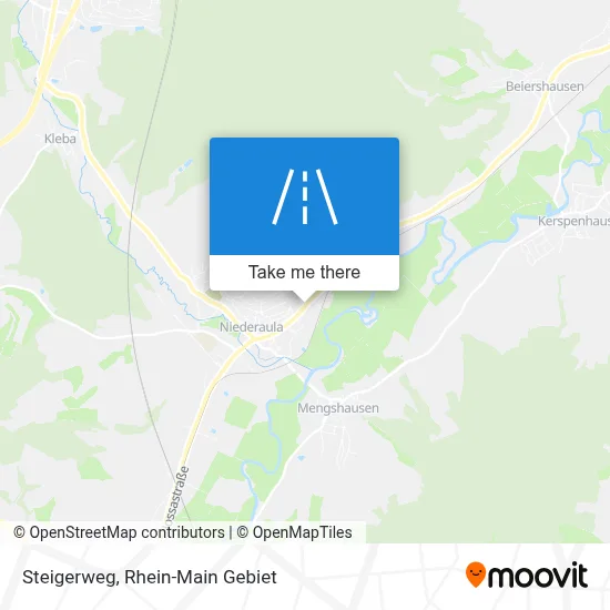Steigerweg map