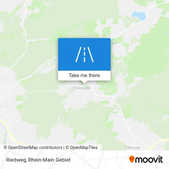 Riedweg map