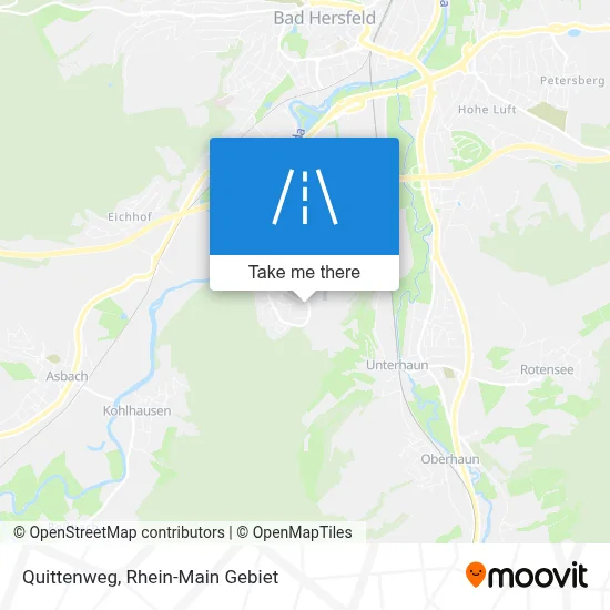 Quittenweg map