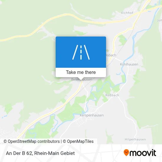An Der B 62 map