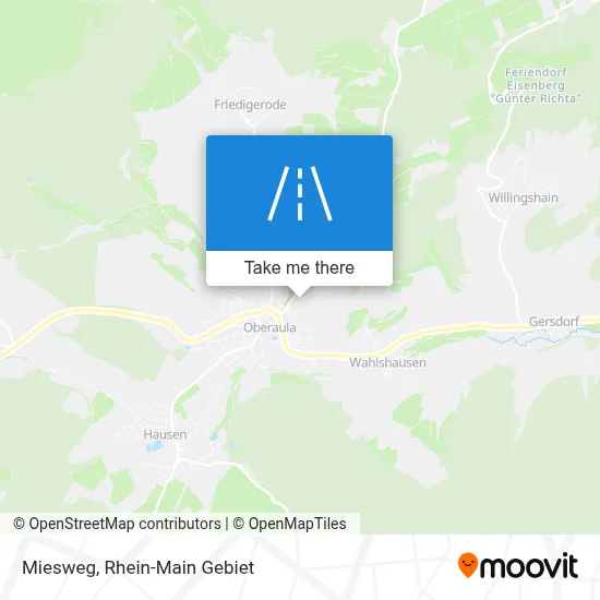 Miesweg map
