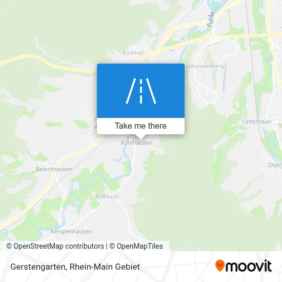 Gerstengarten map