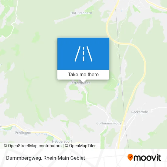 Dammbergweg map