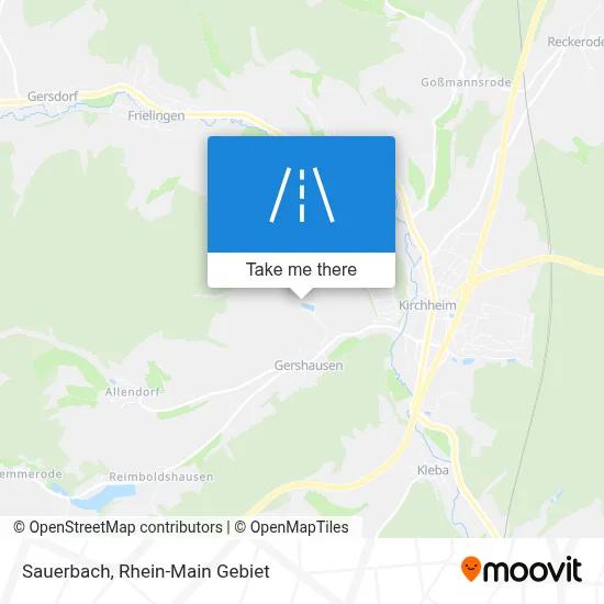 Sauerbach map