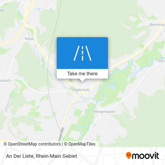 An Der Liete map