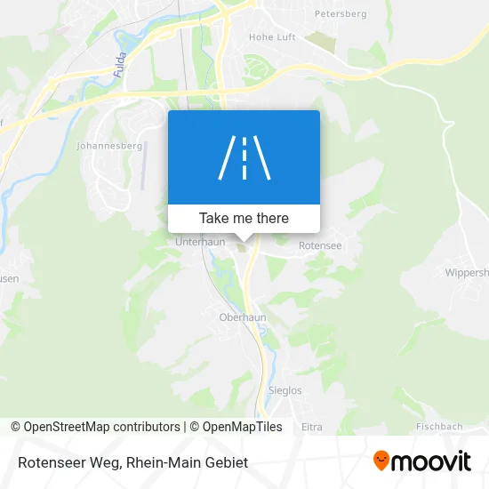 Rotenseer Weg map