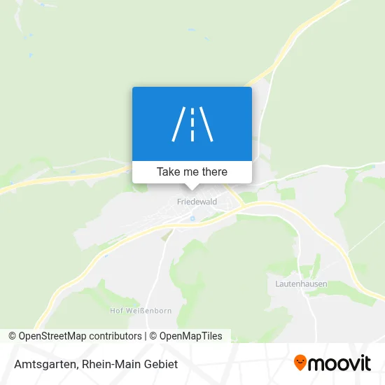 Amtsgarten map