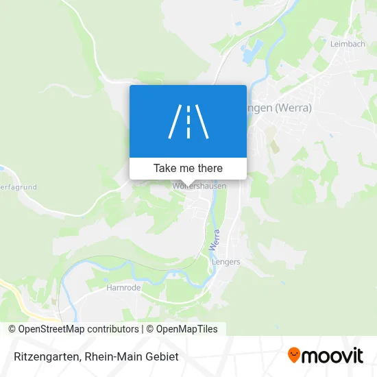 Ritzengarten map