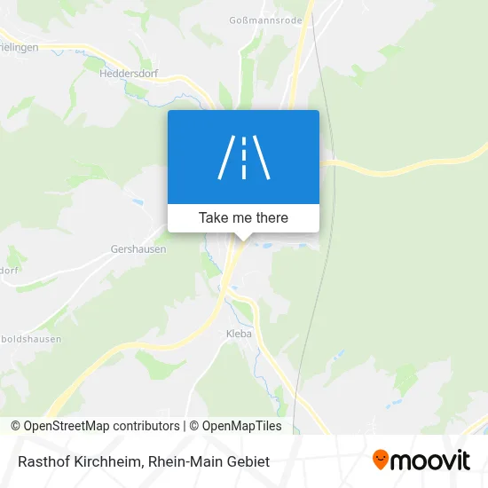 Rasthof Kirchheim map