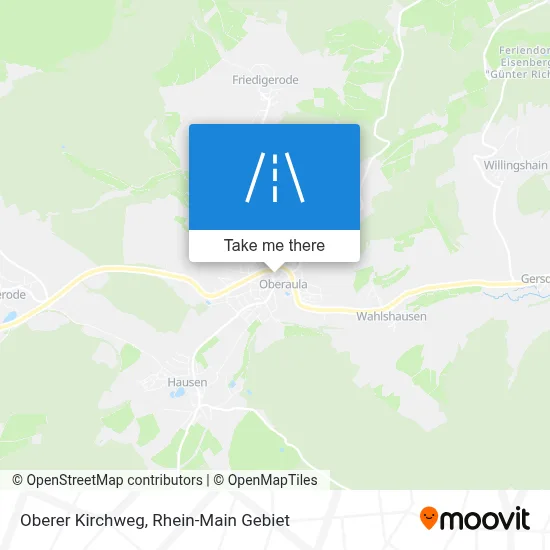 Oberer Kirchweg map