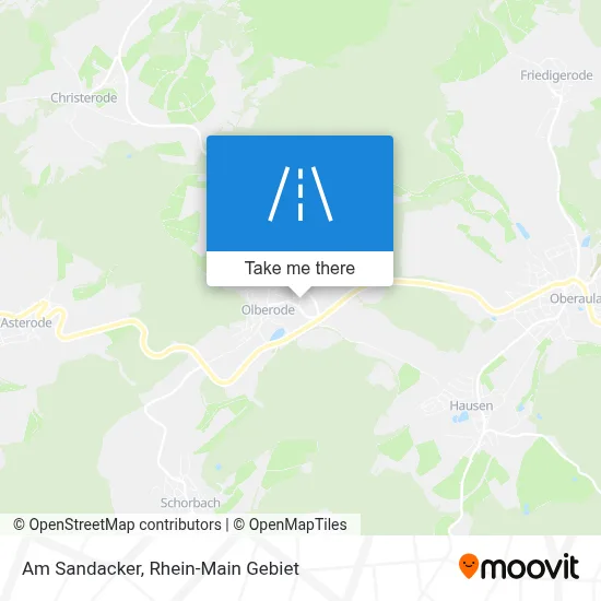 Am Sandacker map