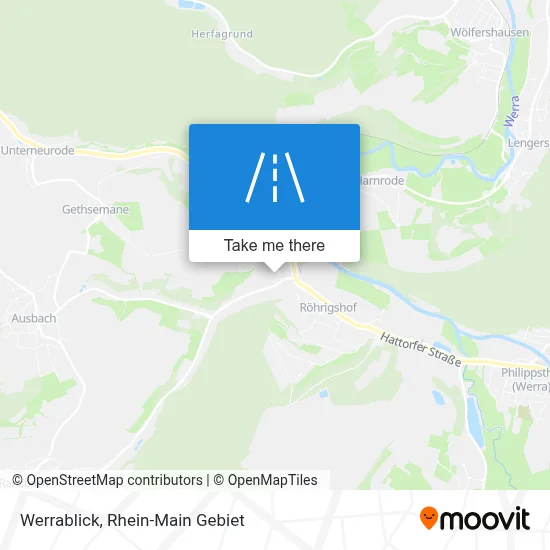 Werrablick map