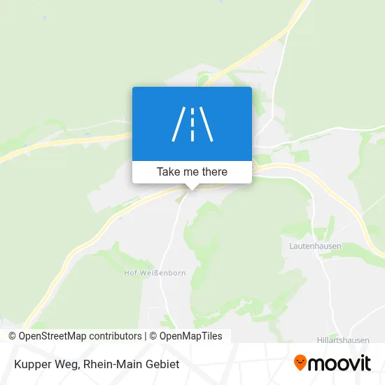 Kupper Weg map