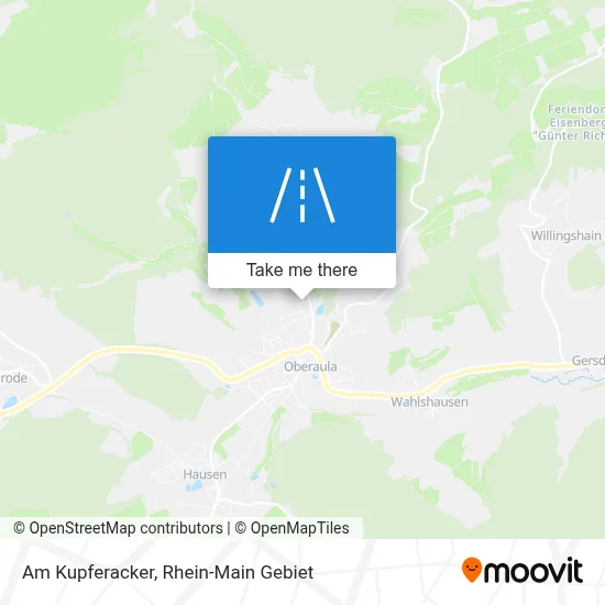 Am Kupferacker map
