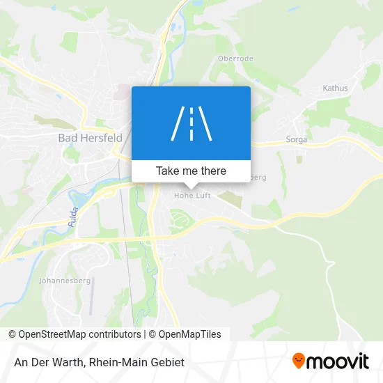 An Der Warth map