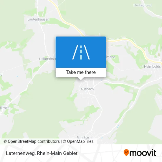 Laternenweg map