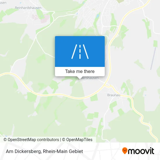 Am Dickersberg map