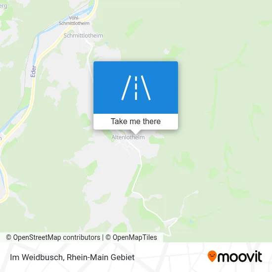 Im Weidbusch map