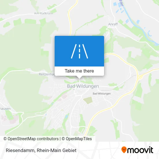 Riesendamm map