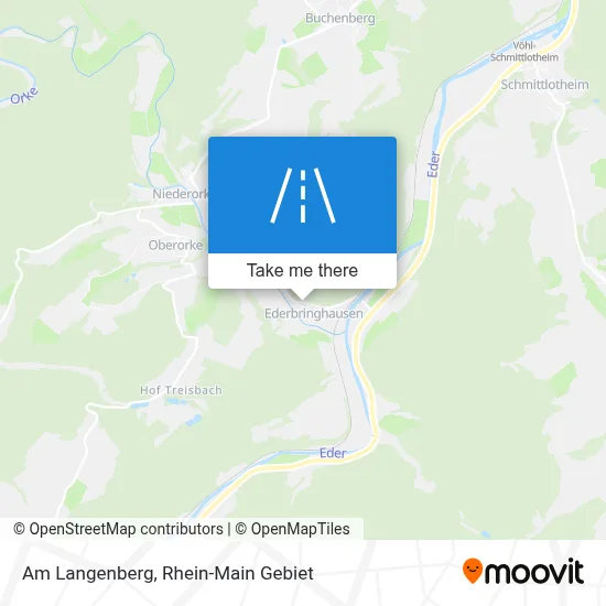 Am Langenberg map