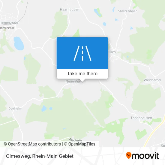 Olmesweg map