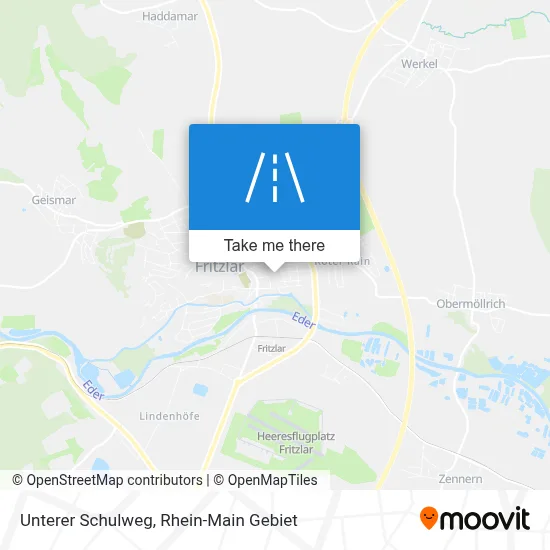 Unterer Schulweg map